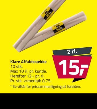 Klare affaldssække