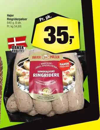 Calle Højer ringriderpølser tilbud