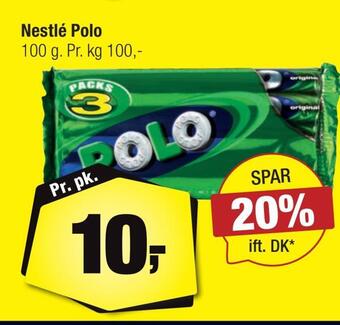 Calle Nestlé polo tilbud