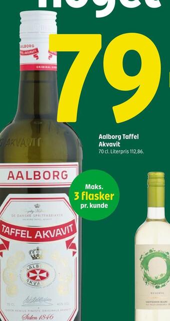 Coop 365 Aalborg taffel akvavit tilbud