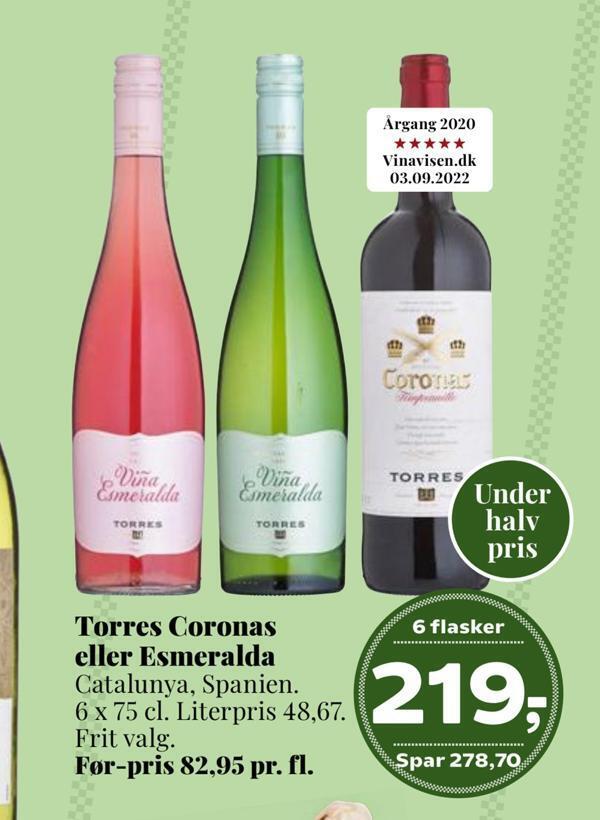 Dagli'Brugsen Torres coronas eller esmeralda tilbud