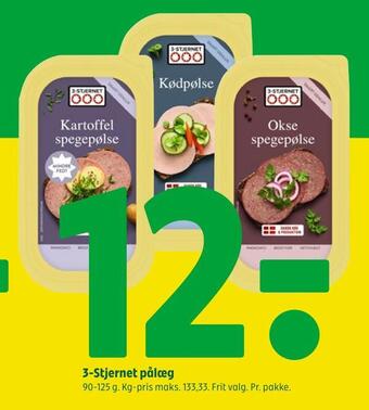 Coop 365 3-stjernet pålæg tilbud