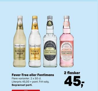 Kvickly Fever-tree eller fentimans tilbud