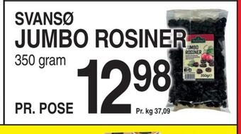 ABC Lavpris Jumbo rosiner tilbud