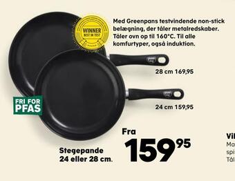 Stegepande 24 eller 28 cm