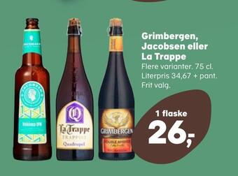 Kvickly Grimbergen, jacobsen eller la trappe tilbud