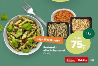 Kvickly Pastasalat eller bulgursalat tilbud