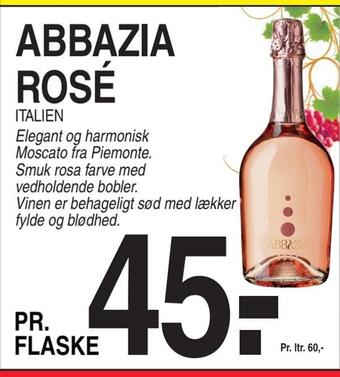 ABC Lavpris Abbazia rosé tilbud