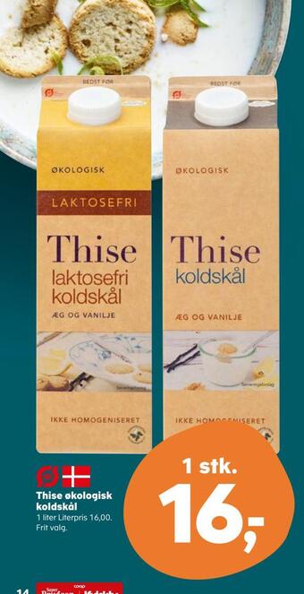 Kvickly Thise økologisk koldskål tilbud