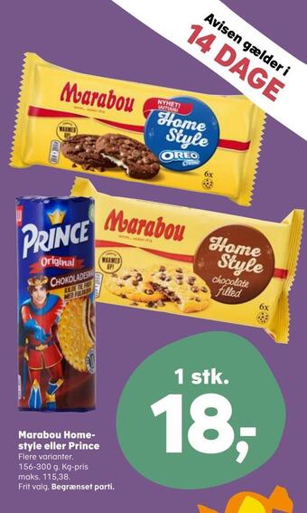 Marabou homestyle eller prince