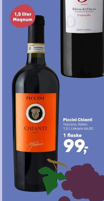 Kvickly Piccini chianti tilbud