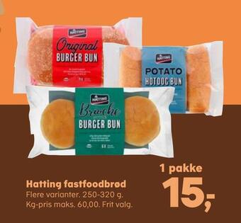 Kvickly Hatting fastfoodbrød tilbud