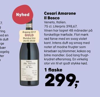 Kvickly Cesari amarone il bosco tilbud