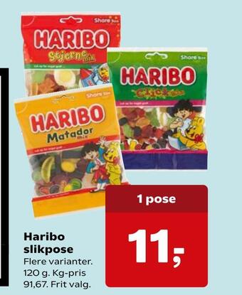 Dagli'Brugsen Haribo slikpose tilbud