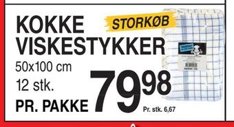 ABC Lavpris Kokke viskestykker tilbud