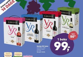 SuperBrugsen Hardys vr i boks tilbud