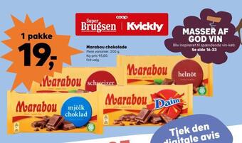 SuperBrugsen Marabou chokolade tilbud