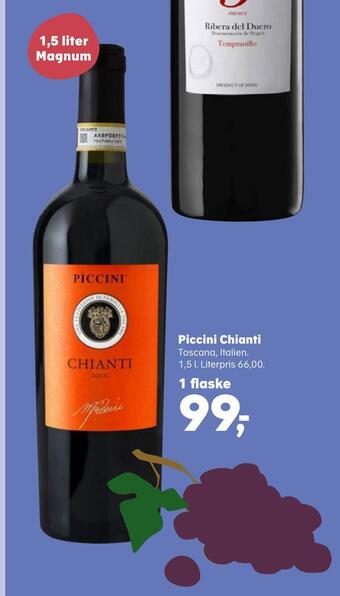 SuperBrugsen Piccini chianti tilbud