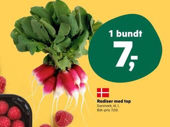 SuperBrugsen Radiser med top tilbud