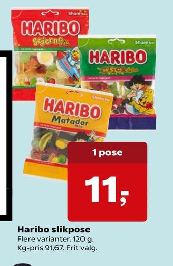 Haribo slikpose