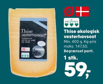SuperBrugsen Thise økologisk vesterhavsost tilbud