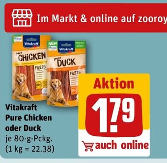 REWE DE Vitakraft Pure Chicken oder Duck tilbud