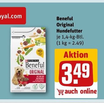 REWE DE Beneful Original Hundefutter tilbud