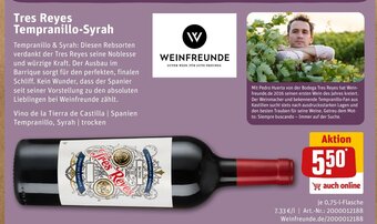 Tres Reyes Tempranillo-Syrah