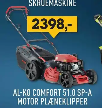 Johannes Fog Al-ko comfort 51,0 sp-a motor plæneklipper tilbud