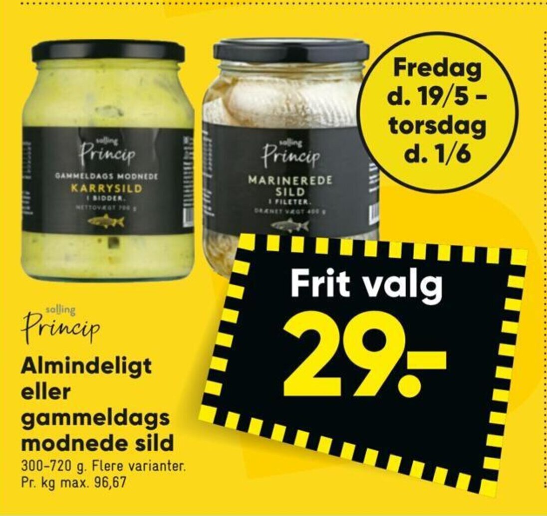 Bilka Almindeligt eller gammeldags modnede sild tilbud