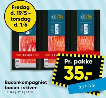 Baconkompagniet bacon i skiver