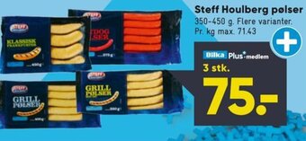 Bilka Steff Houlberg pølser tilbud