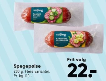 Spegepølse
