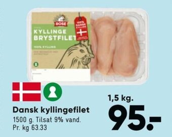 Bilka Dansk kyllingefilet tilbud