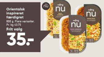 Bilka Orientalsk inspireret færdigret tilbud