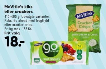 McVitie's kiks eller crackers