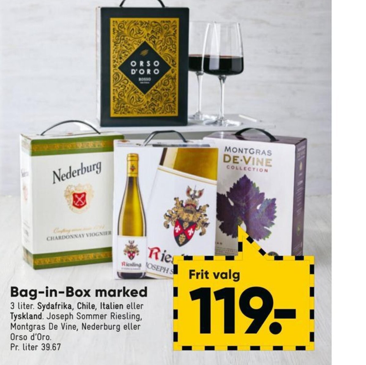 Bilka Bag-in-Box marked tilbud