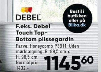 Bilka F.eks. Debel Touch Top- Bottom plissegardin tilbud