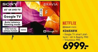 Bilka SONY KD65X81K tilbud
