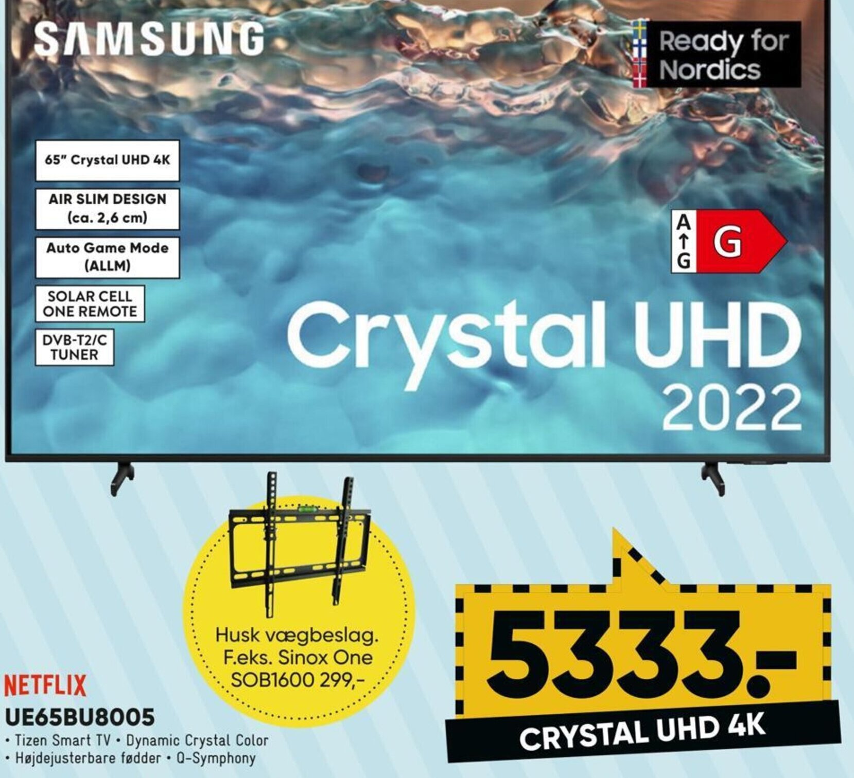 Bilka SAMSUNG UE65BU8005 tilbud