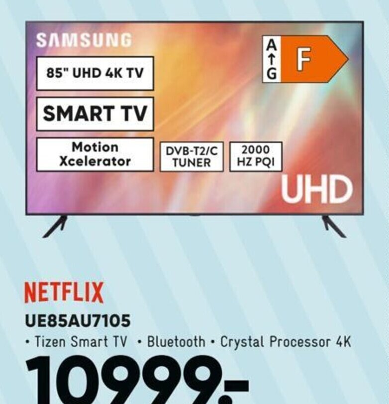 Bilka SAMSUNG UE85AU7105 tilbud