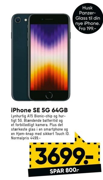 Bilka iPhone SE 5G 64GB tilbud