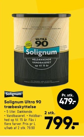 Bilka Solignum Ultra 90 træbeskyttelse tilbud