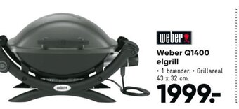 Bilka Weber Q1400 elgrill tilbud