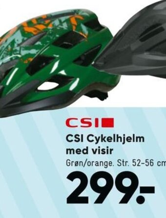 Bilka CSI Cykelhjelm med Visir tilbud