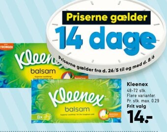 Bilka Kleenex tilbud