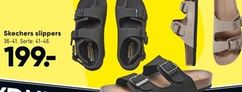 Bilka Skechers slippers tilbud