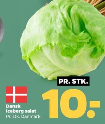 Netto Dansk iceberg salat tilbud