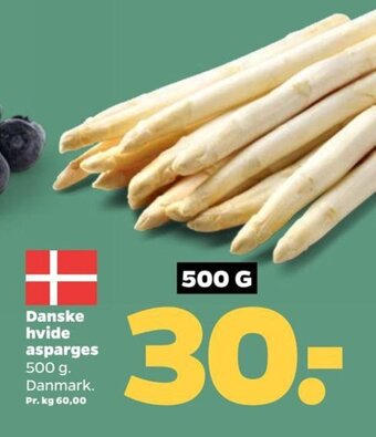Netto Danske Hvide asparges tilbud