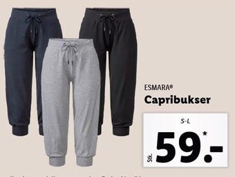 Lidl Esmara capribukser tilbud